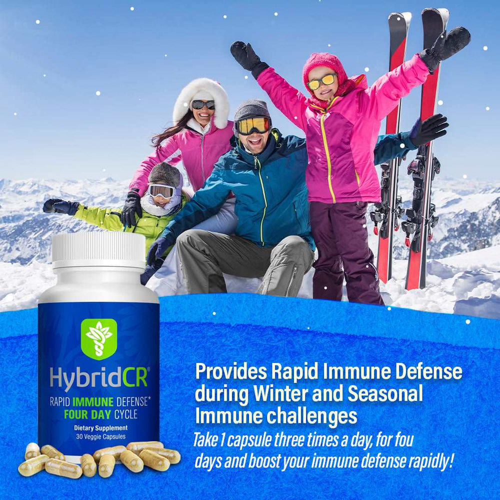 
                      
                        HybridCR Rapid Immune Defense 30 Capsules with Andrographis, Echinacea – All-Natural Pharmacist Formulated Immune Support, Gluten-Free, Non-GMO
                      
                    
